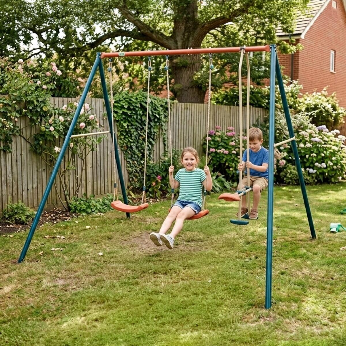 Portique métal 2,20 m Axion TEO 4 Enfants 2/7