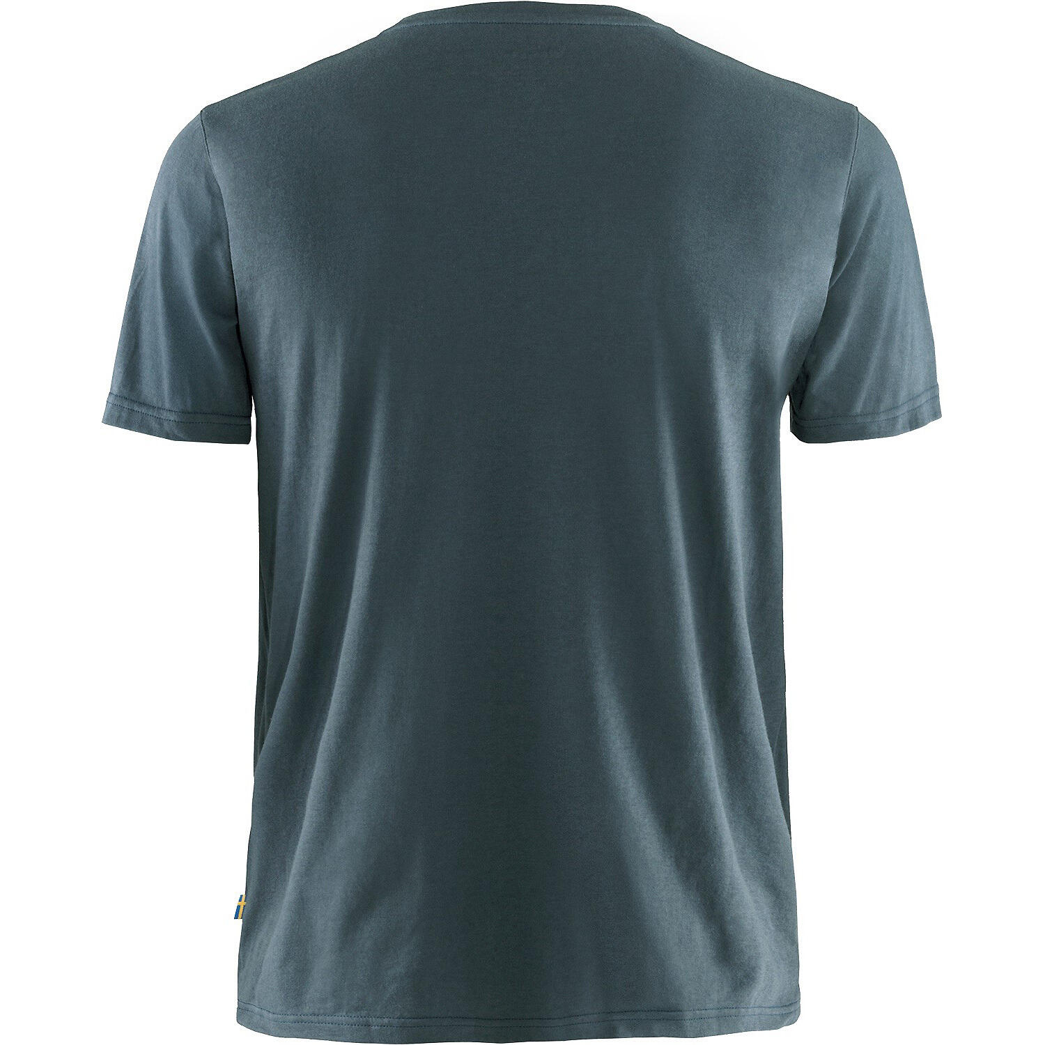 Camiseta Azul Fjallraven Logo Navy Práctica y Duradera 4/5