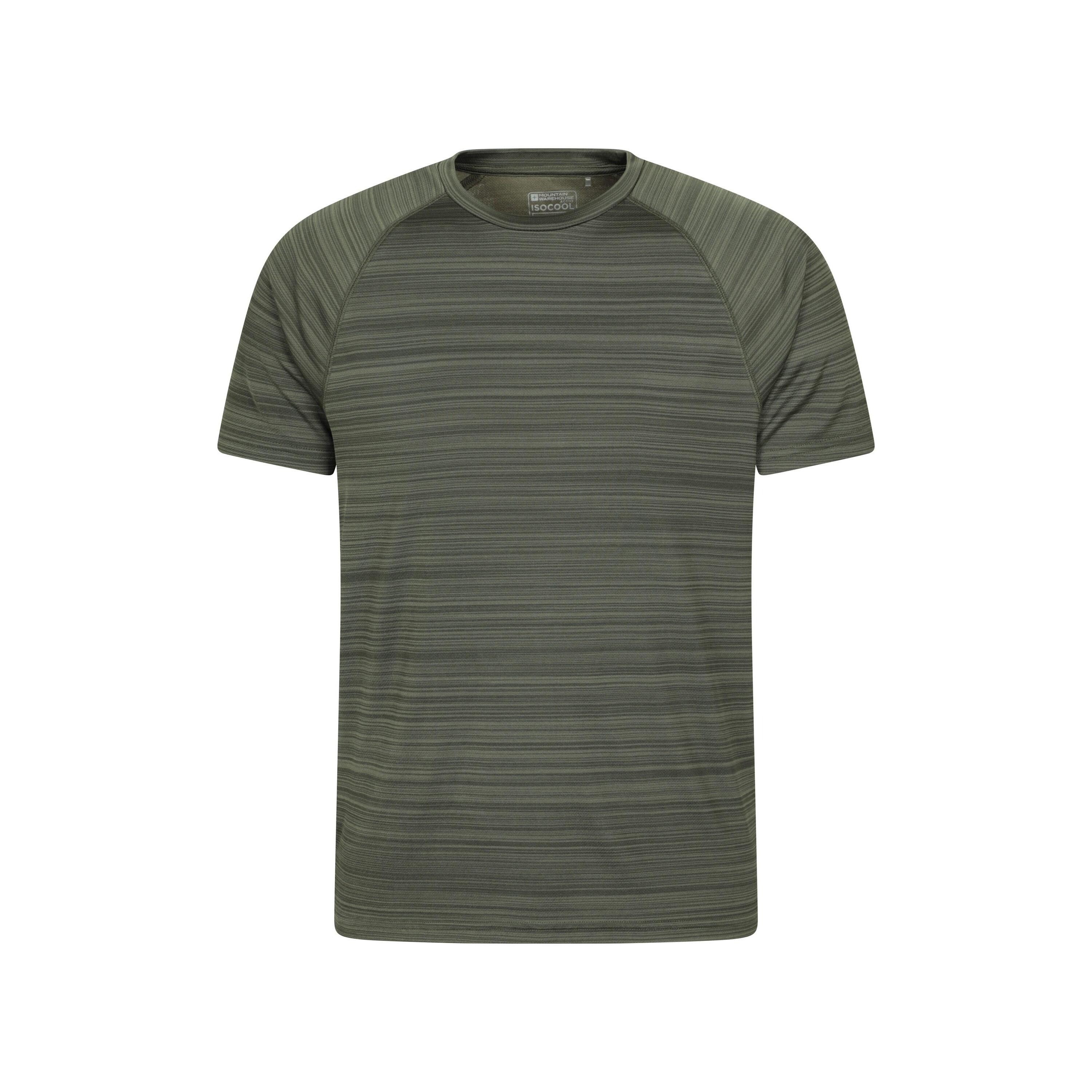 Mountain Warehouse Unisex Adult Stripe IsoCool T-Shirt