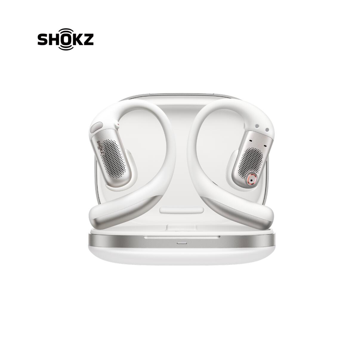 Shokz OpenFit Pro Premium Open-Ear Headphones T010-White