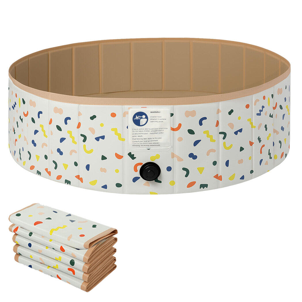 PaWz Foldable Dog Kiddie Pool Portable Swimming Pool