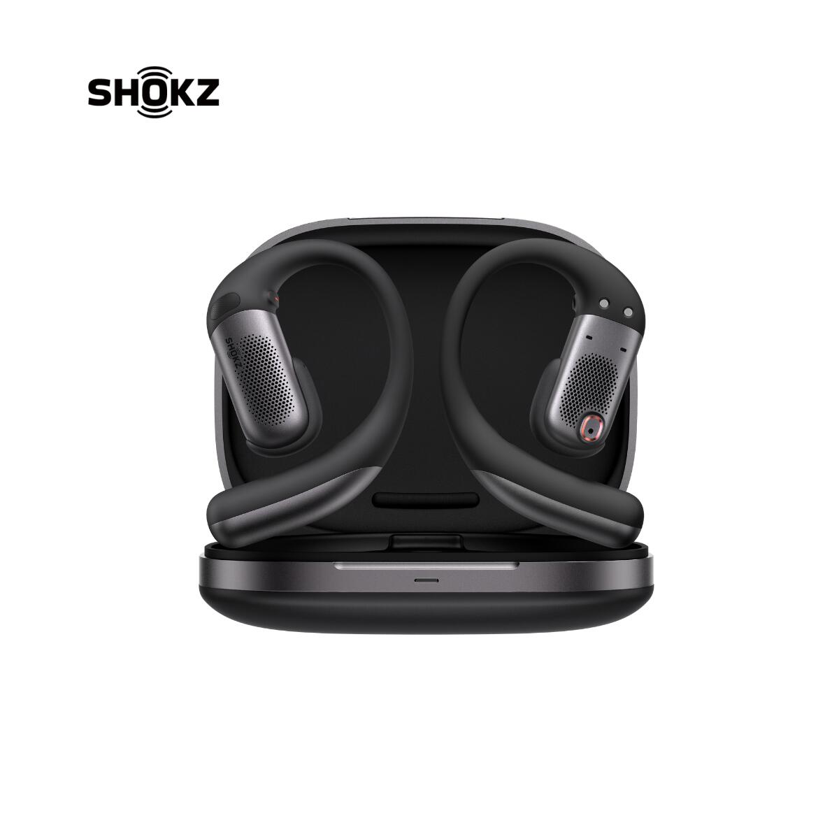 Shokz OpenFit Pro【全新旗艦級】超級雙單元開放式濾噪耳機T010-黑色