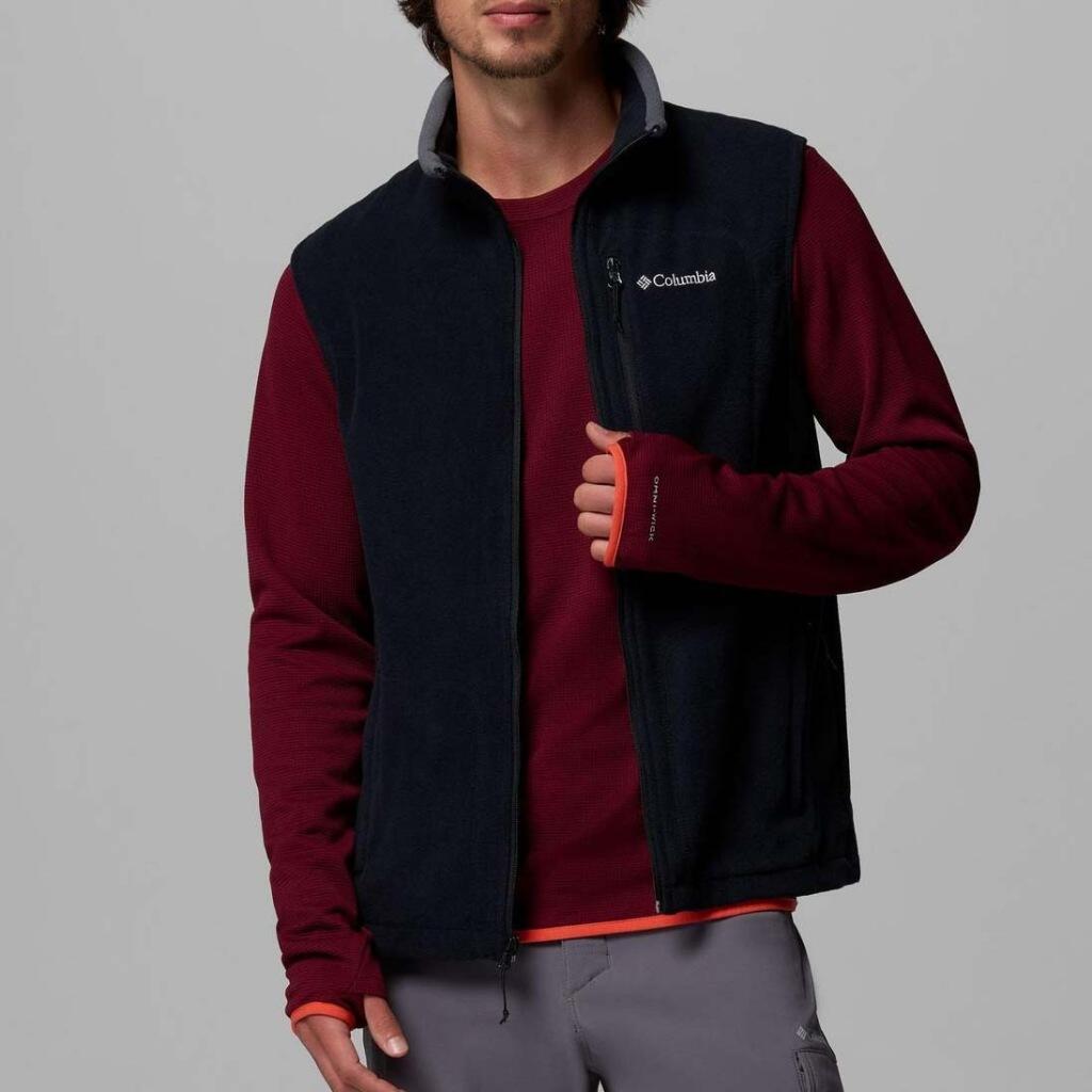Columbia Modelo Fast Trek Fleece Vest Cor Preto 3/5