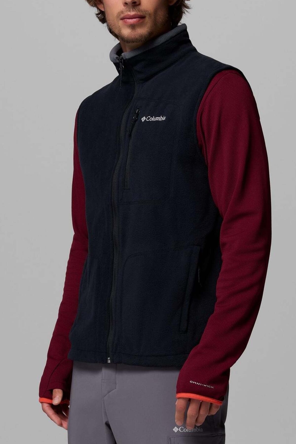 Columbia Modelo Fast Trek Fleece Vest Cor Preto 5/5