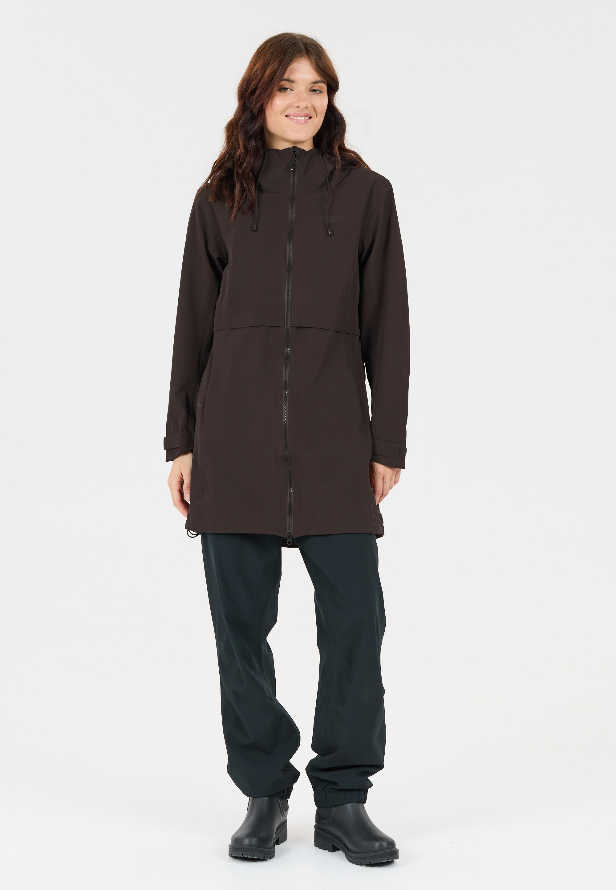 Lange Kapuzenjacke Damen Weather Report Dayton AWG W-PRO 15000 4/5