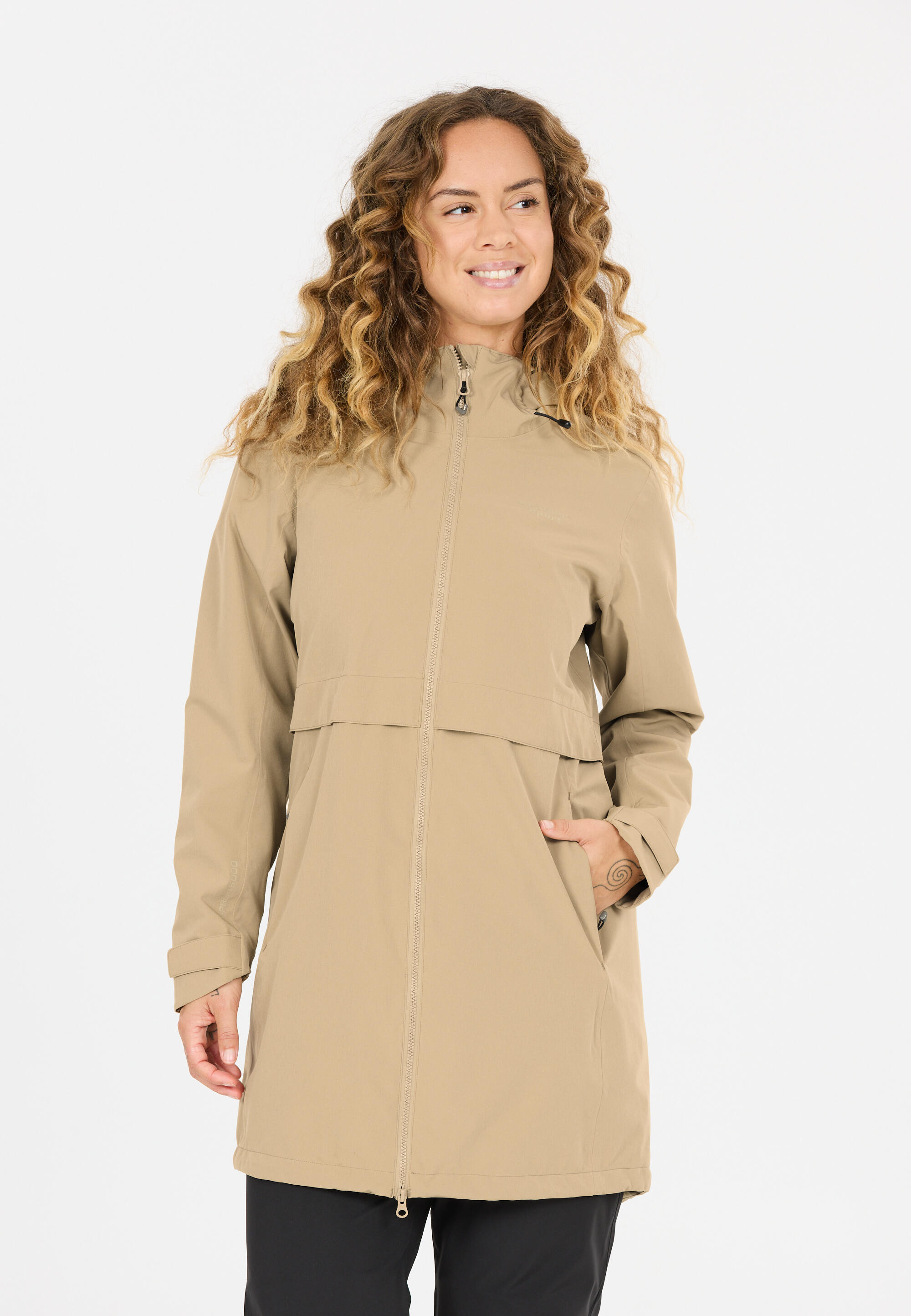 Lange Kapuzenjacke Damen Weather Report Dayton AWG W-PRO 15000 4/5