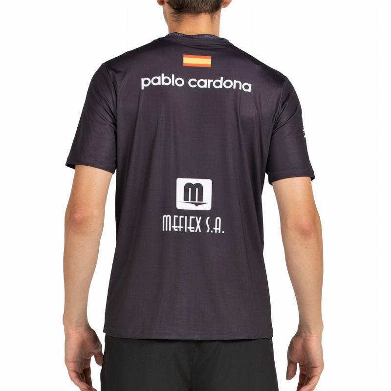 Camiseta Bullpadel Pablo Cardona Premier Padel Lili Azul Marinho 4/7