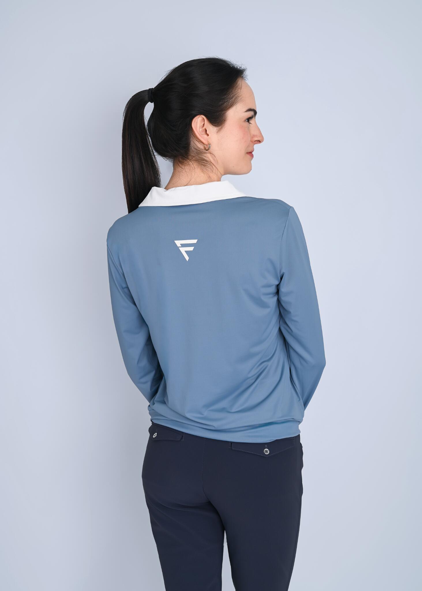 Skycrest golfshirt met lange mouwen en zonbescherming 3/6