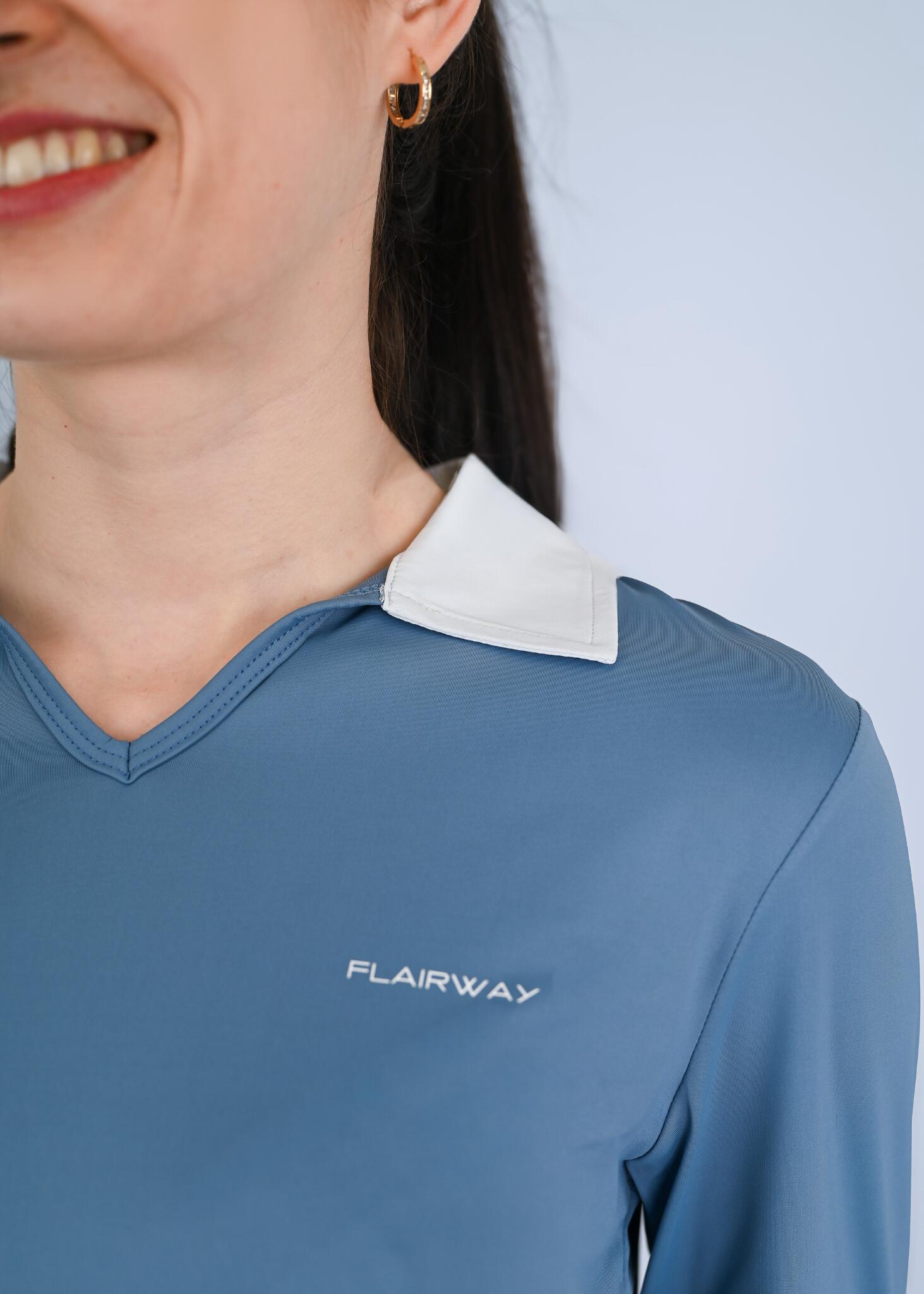 Skycrest golfshirt met lange mouwen en zonbescherming 4/6