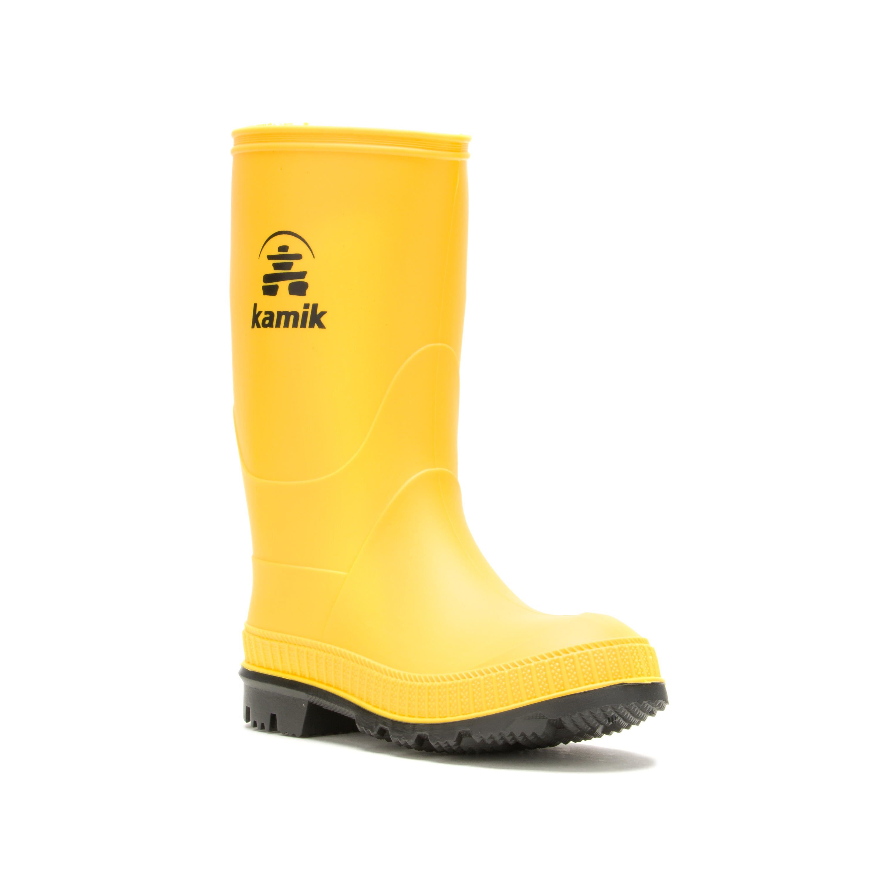 Kids STOMP Rubber Boots Yellow/Black 2/5