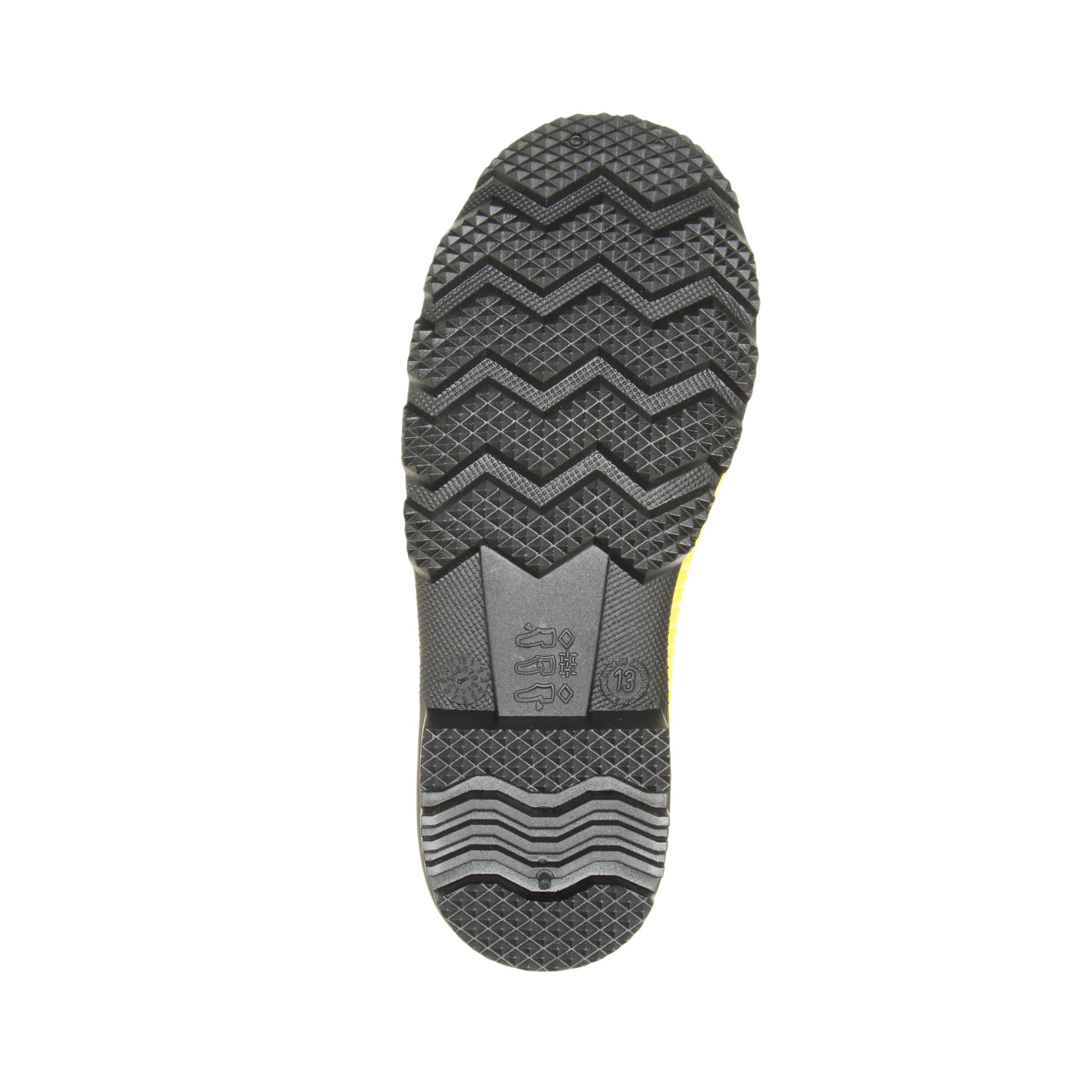 Kids STOMP Rubber Boots Yellow/Black 5/5