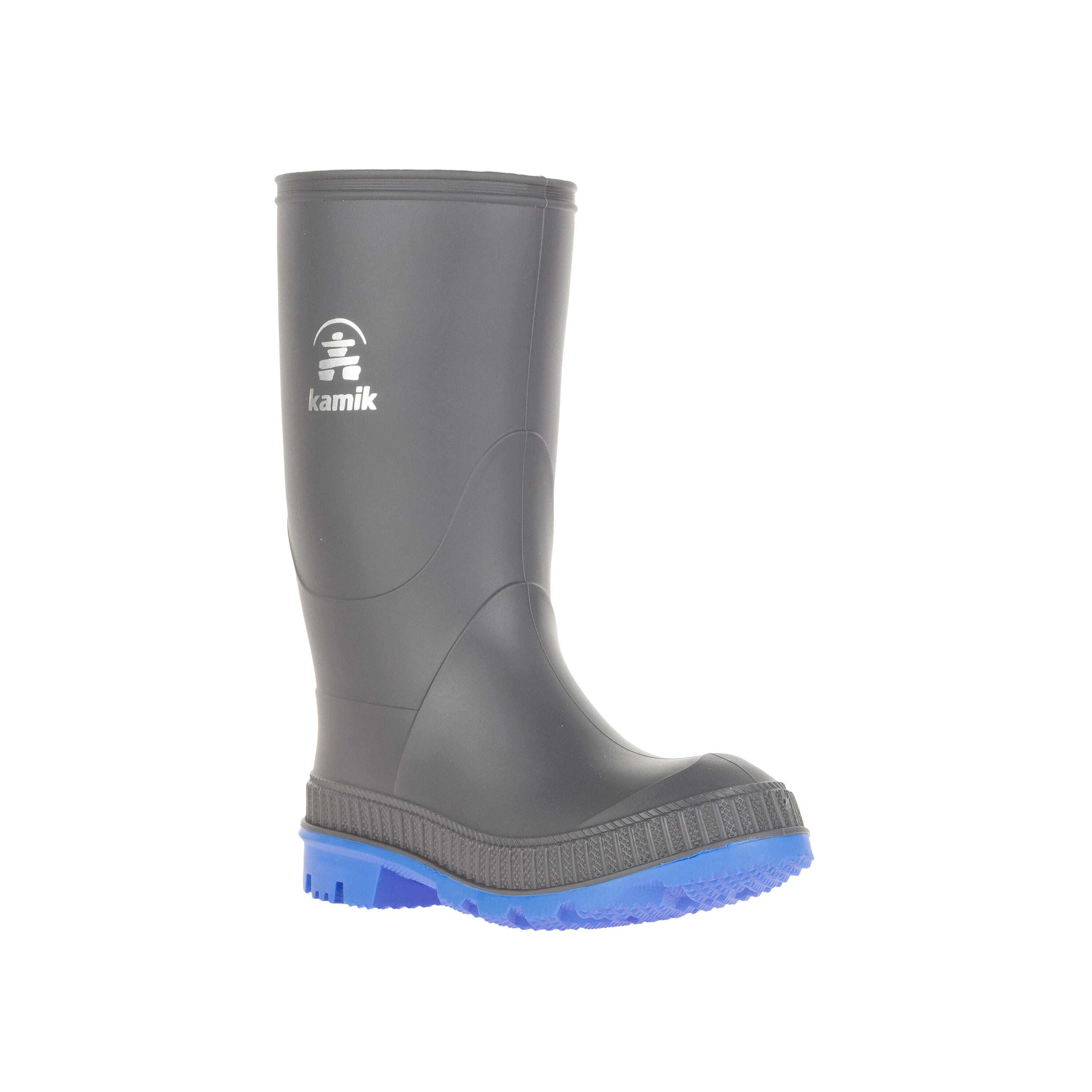 Adolescents STOMP Bottes en caoutchouc Noir/Bleu 2/5