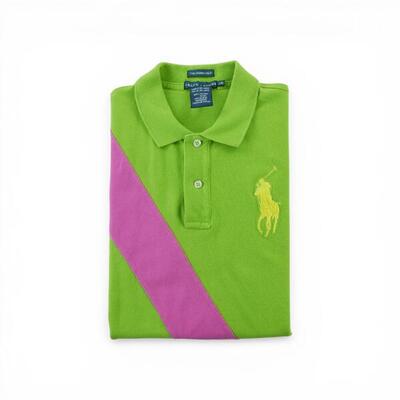 Tweedehands - t-shirt korte mouw dames groen polo ralph lauren - als nieuw