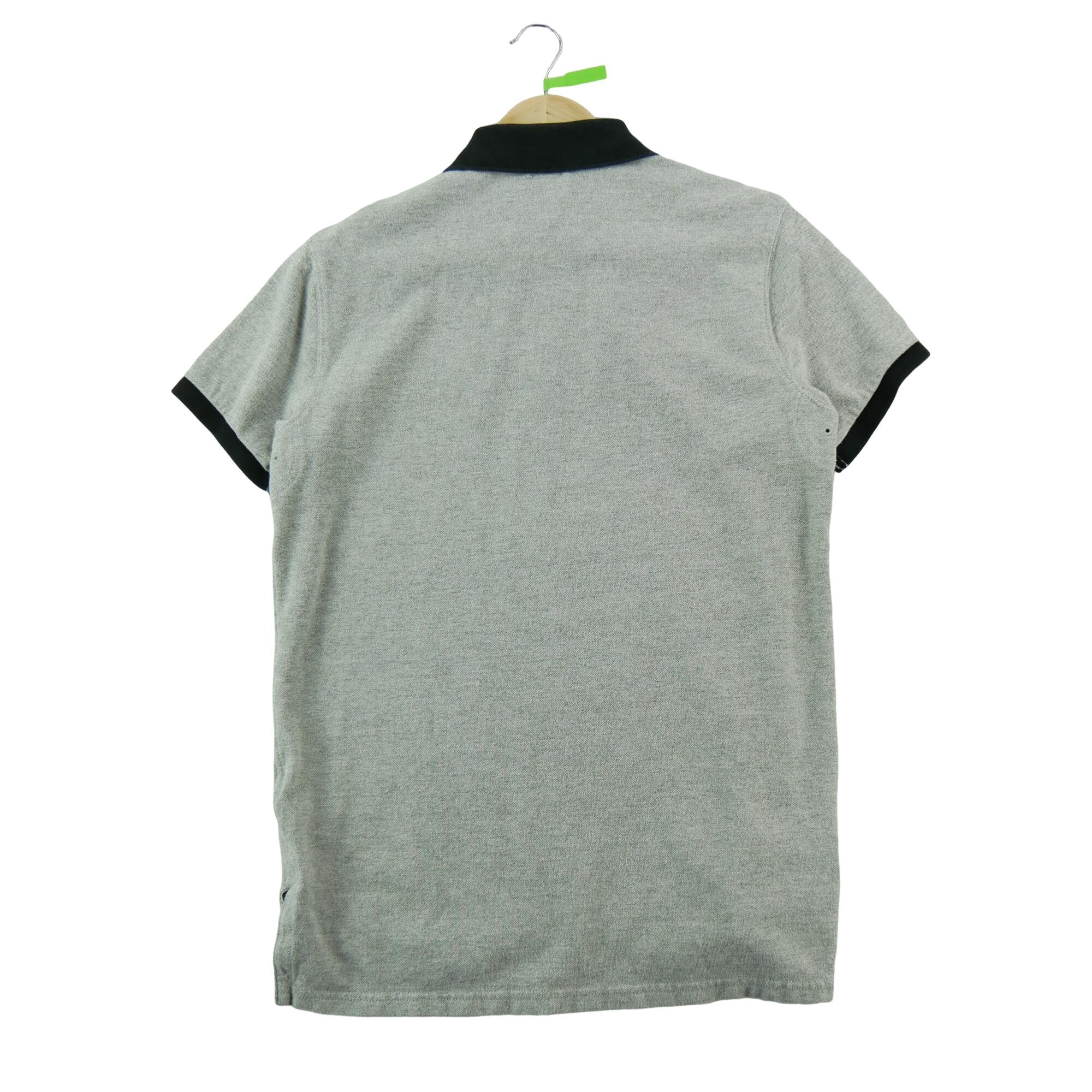 Seconde vie - Polo manches courtes Homme  Gris - Très bon état 3/6