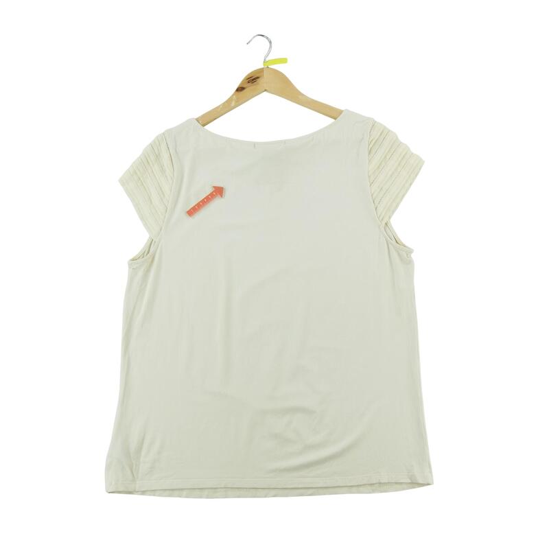 Second life - Tricou mânecă scurtă femei Bej Lauren Ralph Lauren - Bun
