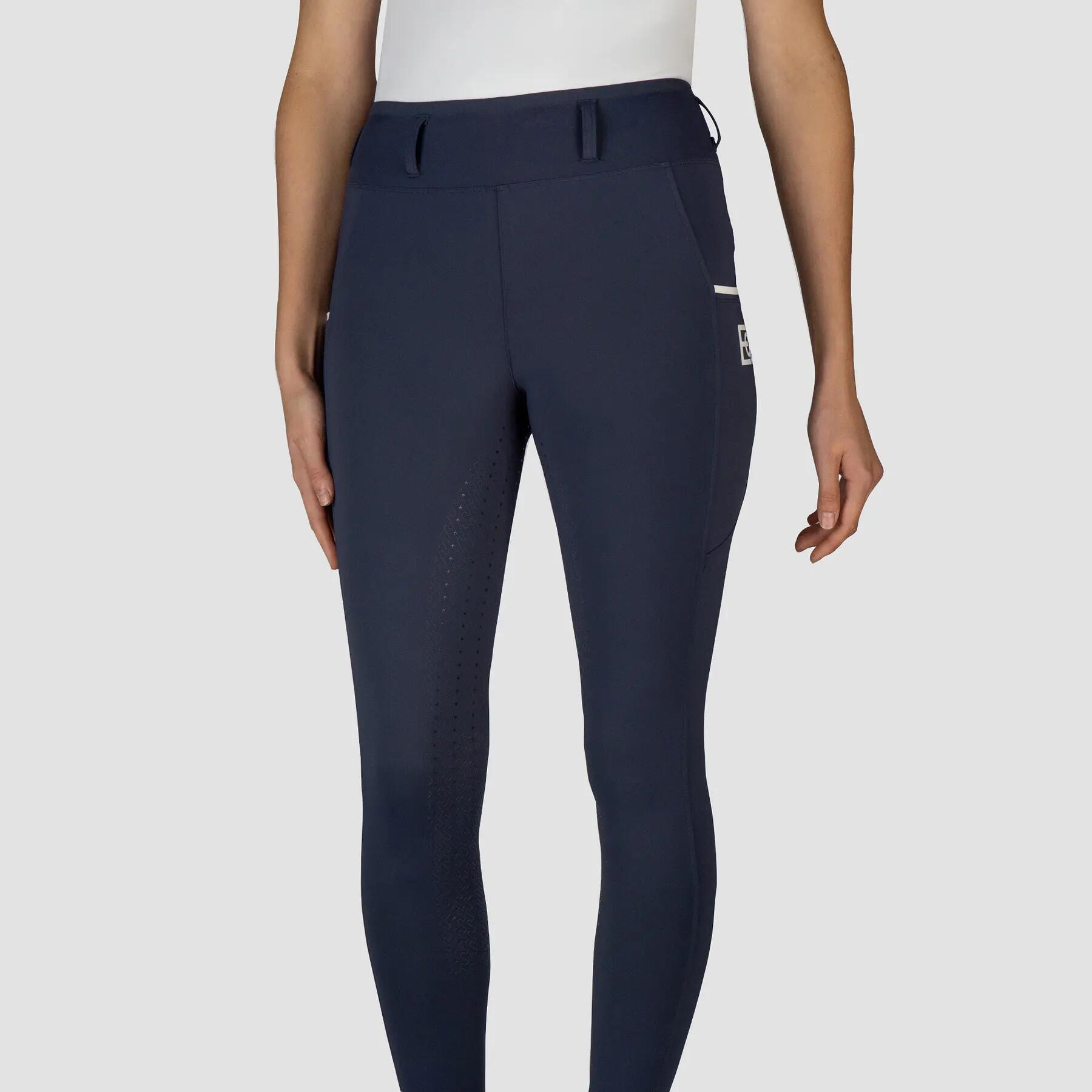 Leggings da equitazione full grip da donna EQPRO Sofia 3/5