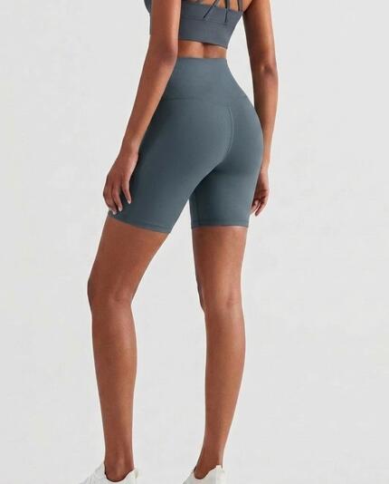 Short cycliste femme avec couture arrière en V, tissu compressif Matrix