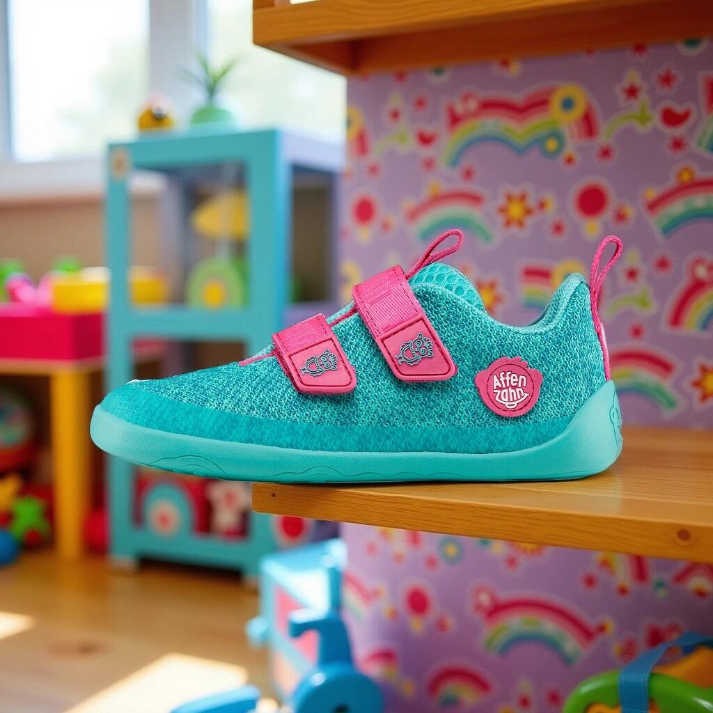 Buty barefoot dla dziecka Affenzahn Sneaker Knit Happy Owl (00397-30003) 4/5