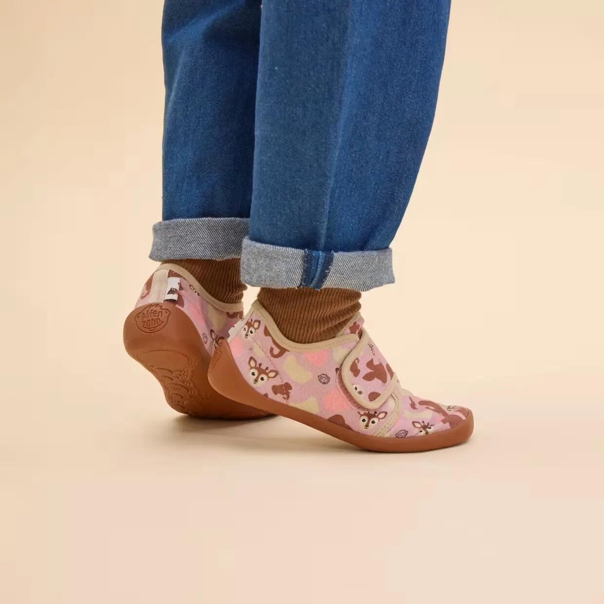 Buty Affenzahn barefoot Slipper Cotton Movy jeleń (01398-40141) 2/5