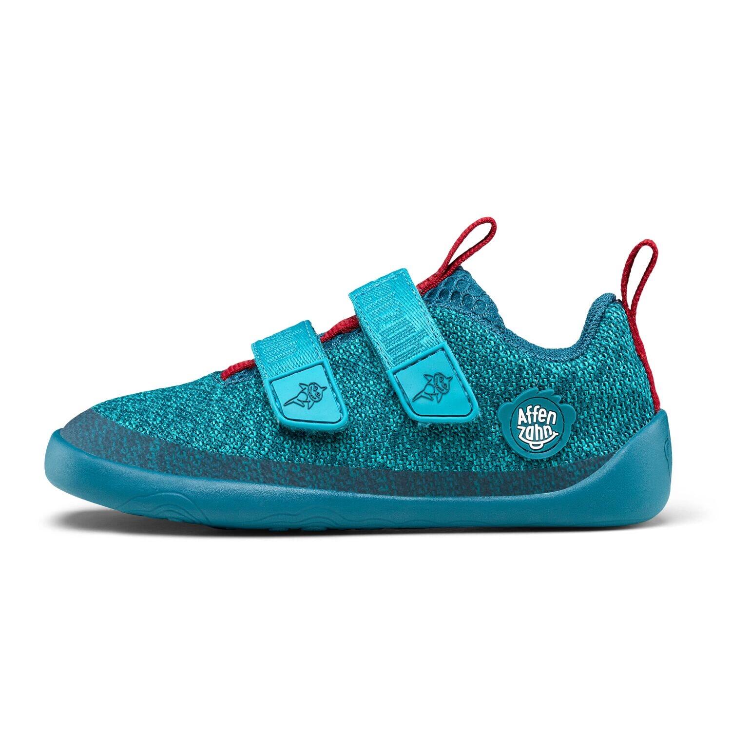 Buty barefoot dla dziecka Affenzahn Sneaker Knit Happy Shark (00397-30009)