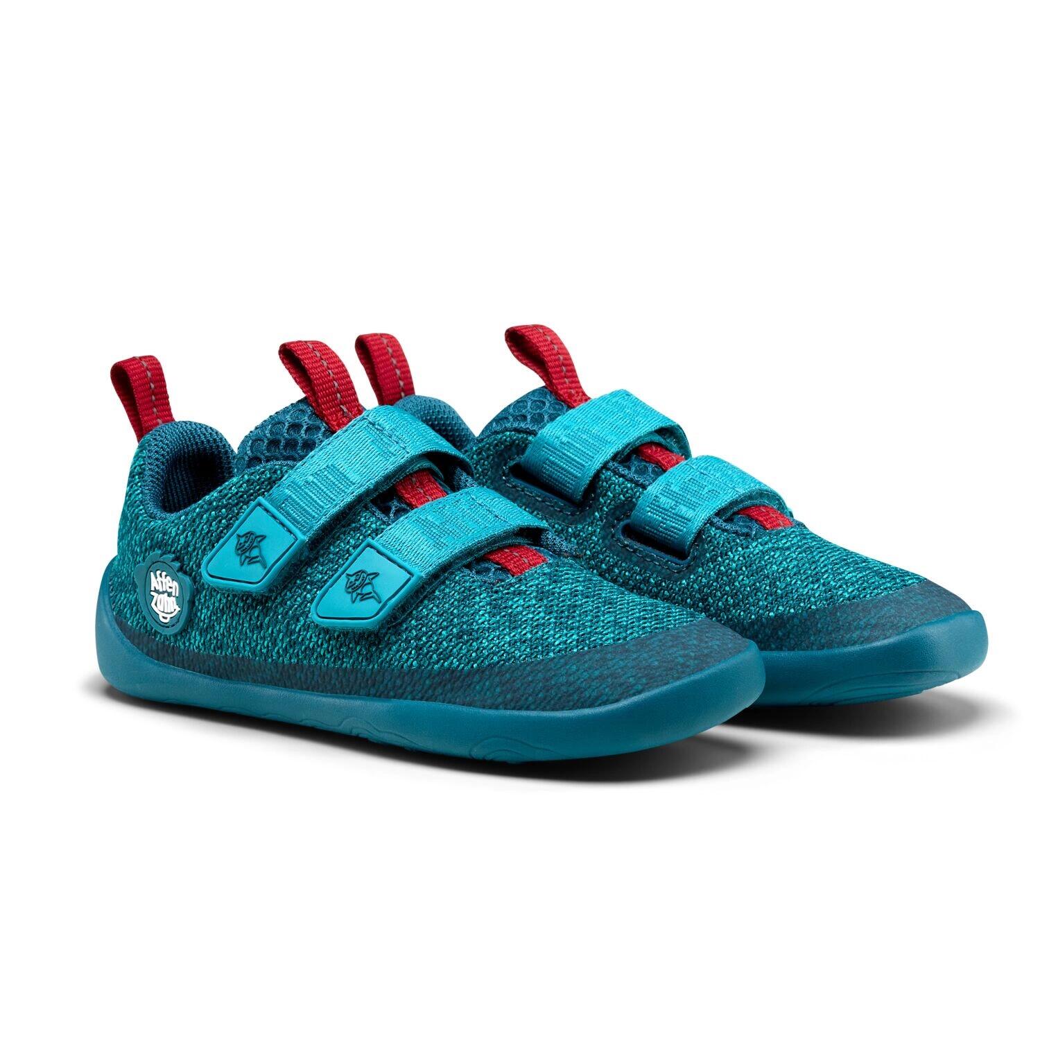 Buty barefoot dla dziecka Affenzahn Sneaker Knit Happy Shark (00397-30009) 3/5