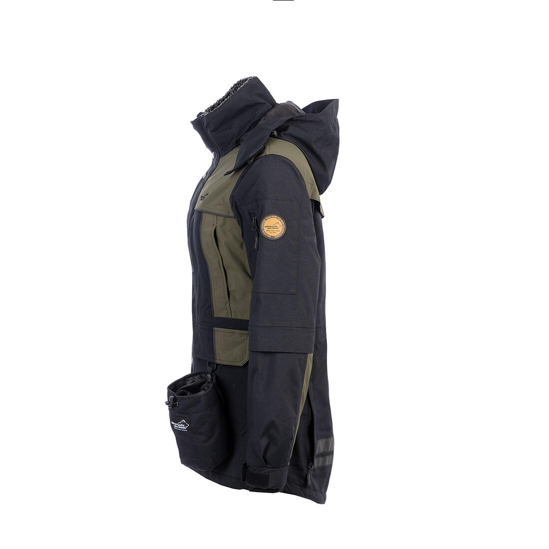 Originaljacke Damen Schwarz/Olivgrün 3/6