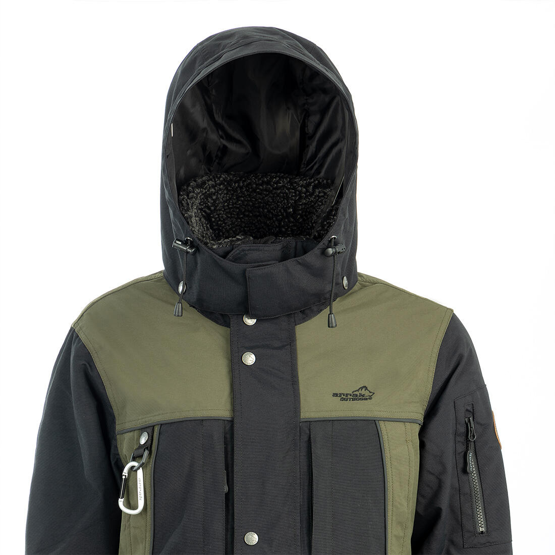 Originaljacke Herren Schwarz/Olivgrün 4/6