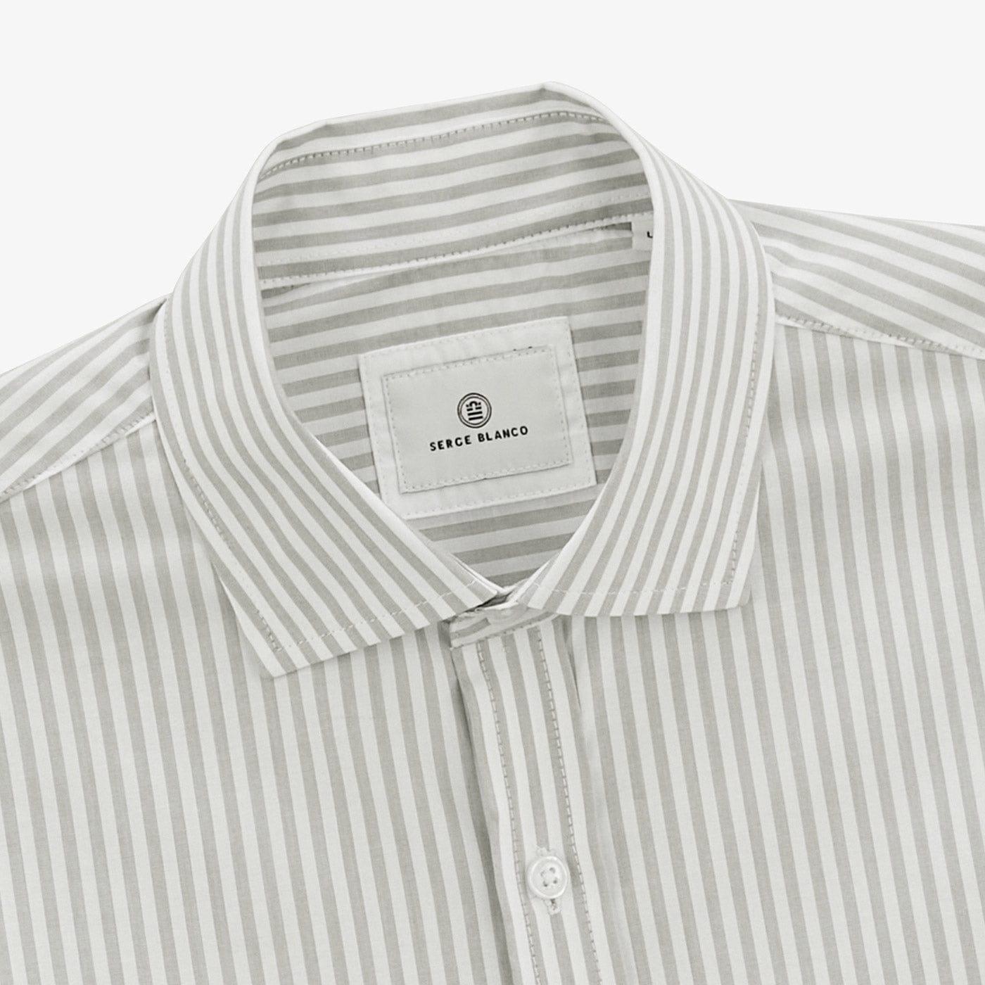 Camisa de manga larga Charles a rayas 3/4