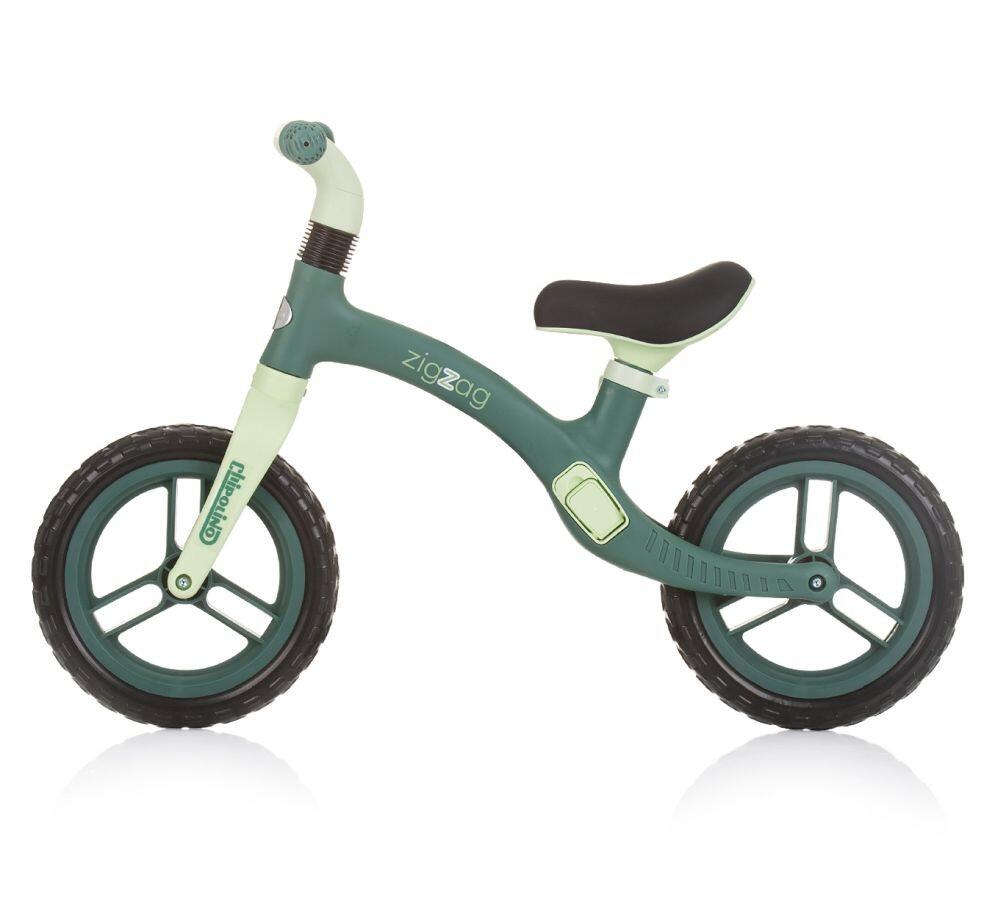 Infantil Paseo Bicicleta equilibrio sin pedales ligera ZIG ZAG Green 3/5