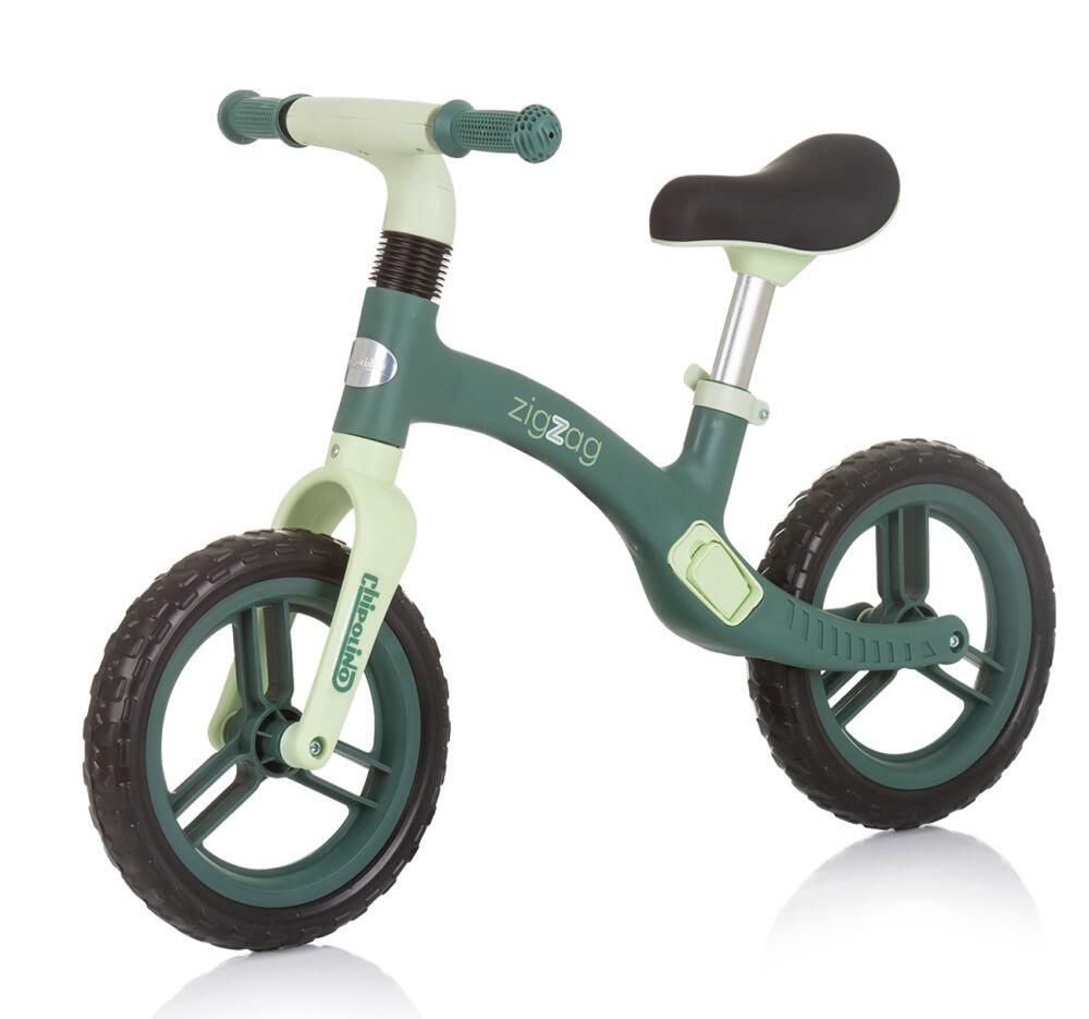 Infantil Paseo Bicicleta equilibrio sin pedales ligera ZIG ZAG Green 2/5