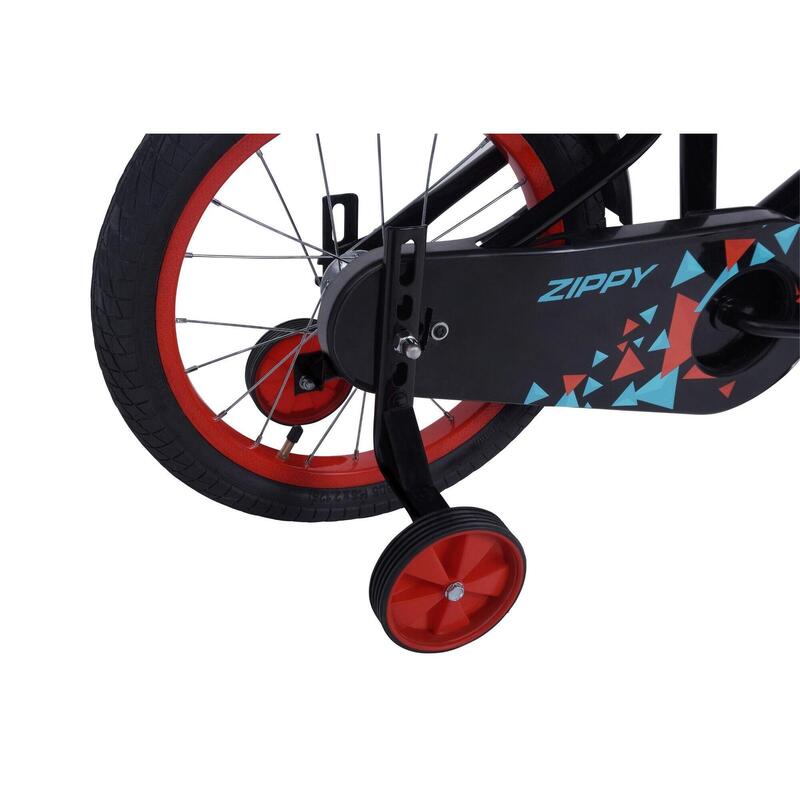 Dětské kolo Davi Tippy, 16", 95–110 cm, 1 rychlost, černé