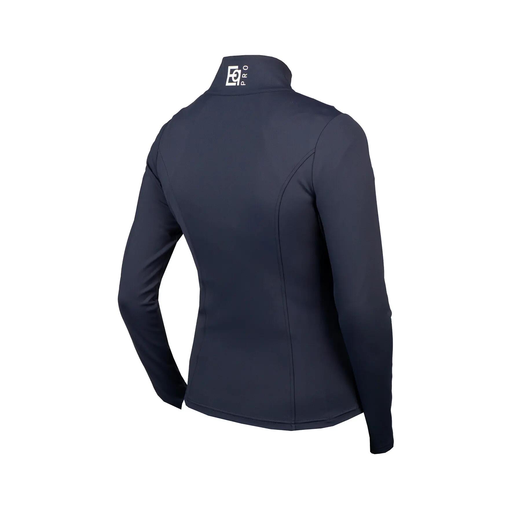 Giacca equitazione con zip da allenamento donna EQPRO Hyacinth 2/4