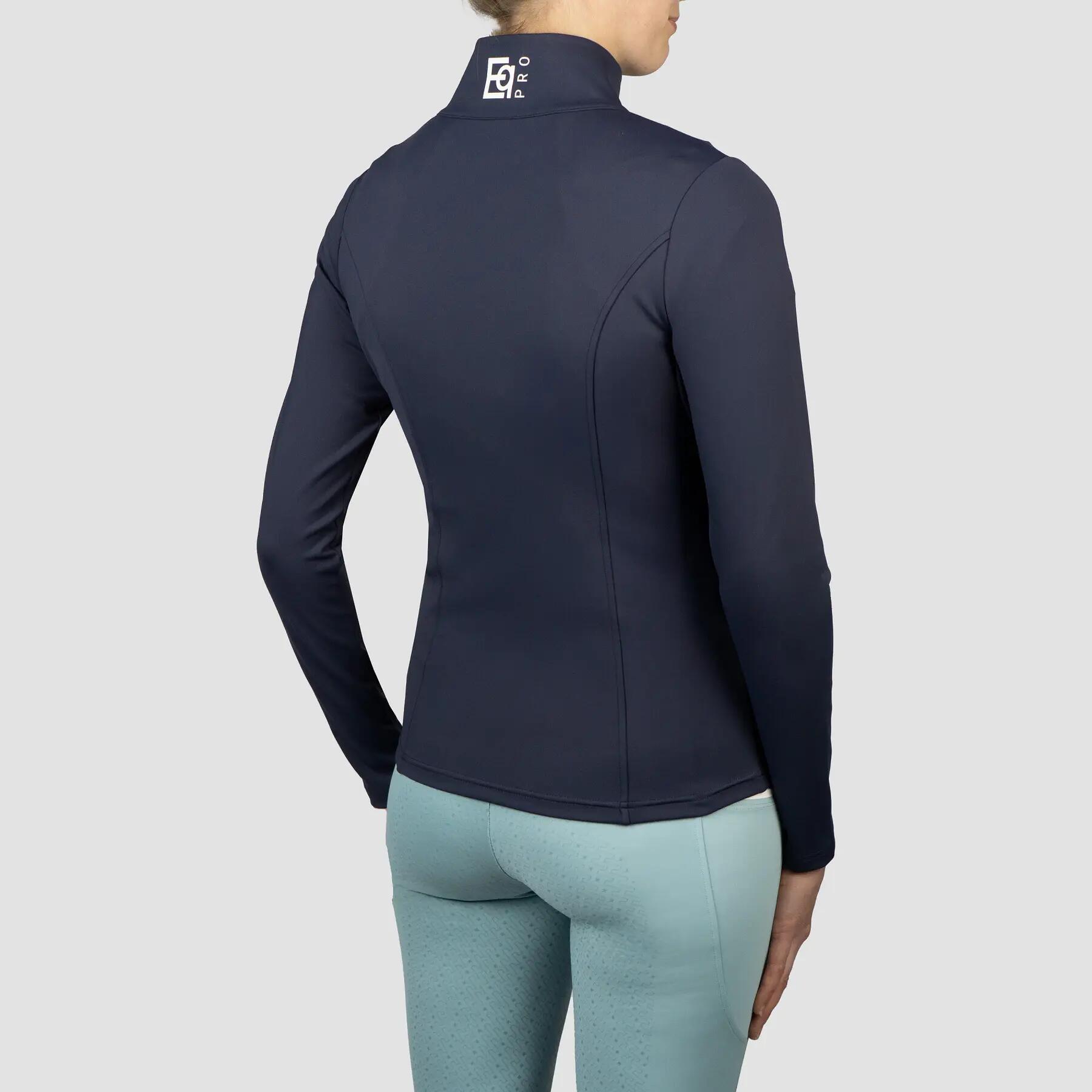 Giacca equitazione con zip da allenamento donna EQPRO Hyacinth 4/4