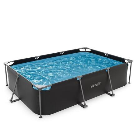 Piscine - Rectangulaire - 300 x 210 x 66 cm - Anthracite