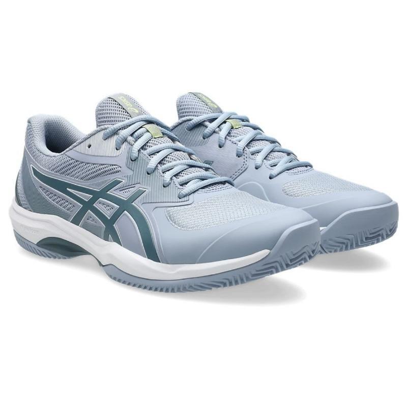 Zapatillas Asics Game FF Clay Gris Azul Verde Acero 4/5