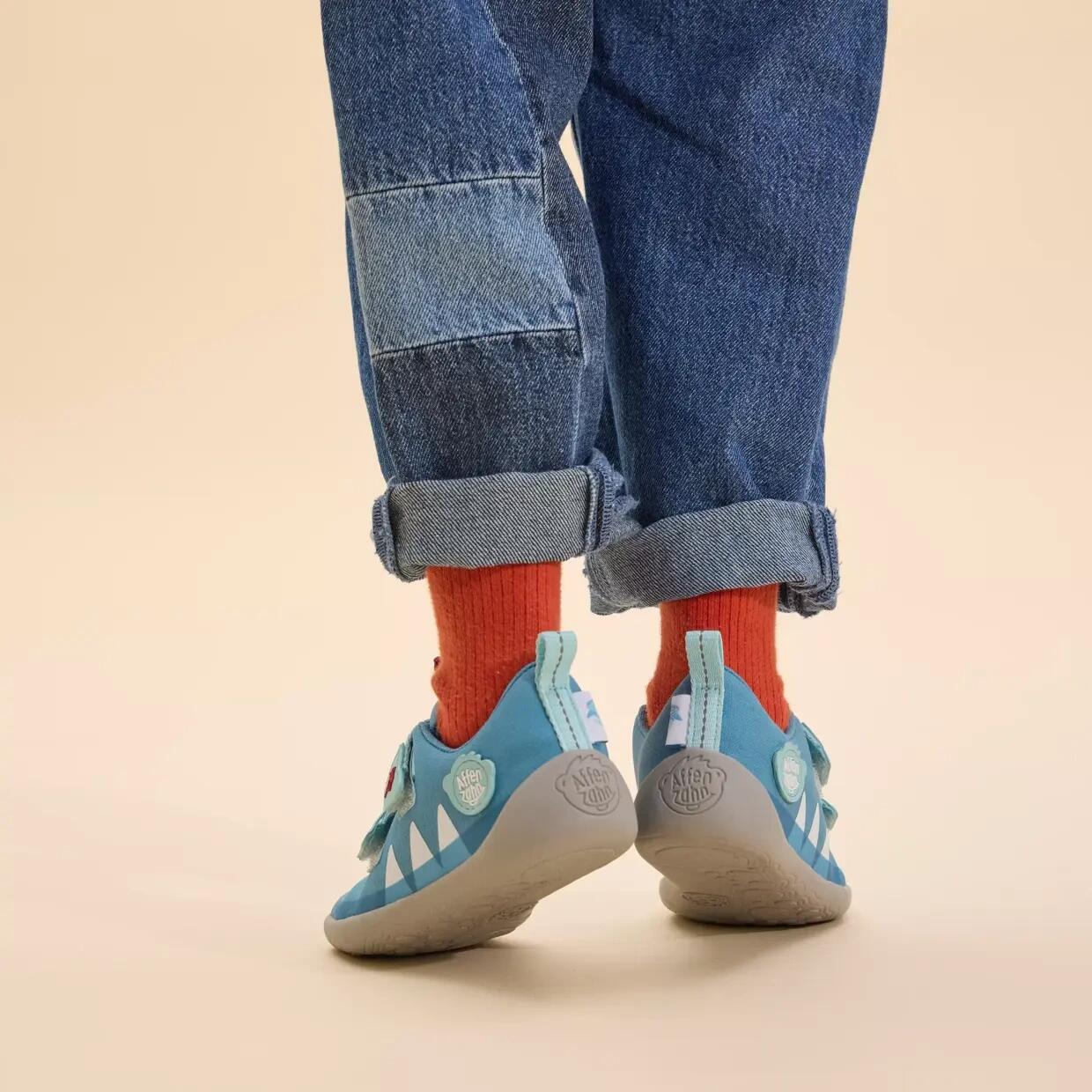 Buty dziecięce Affenzahn Halbschuh Baumwolle Lucky Shark (00391-30211) 2/5