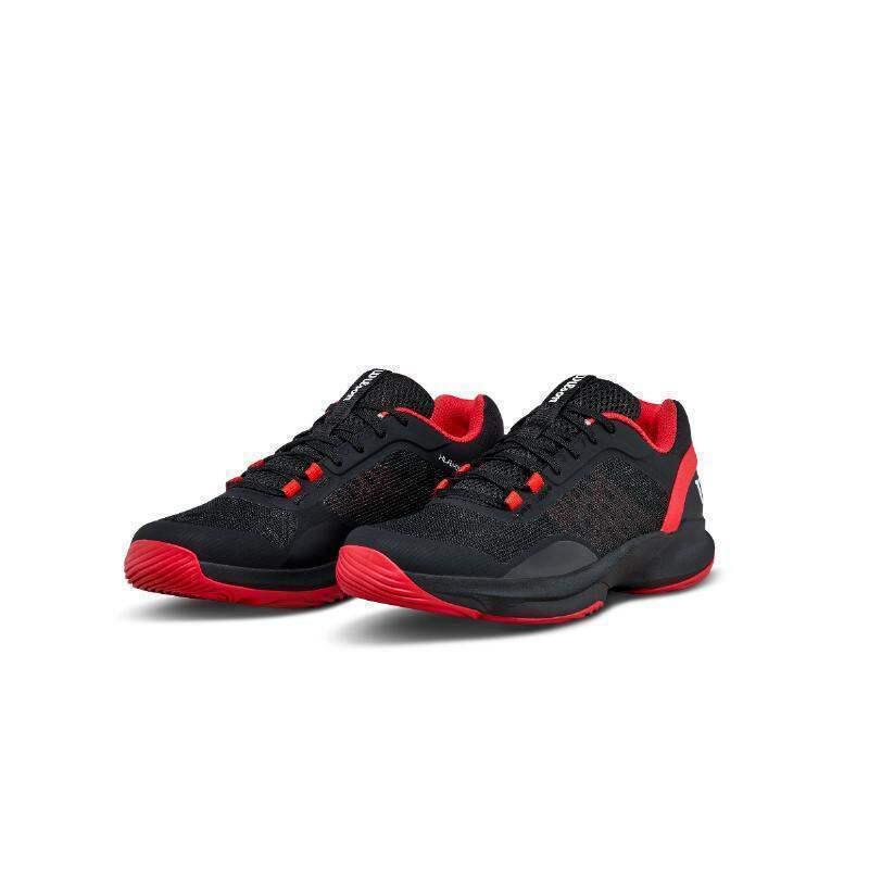 Tênis Wilson Hurakn Pro V2 Preto, Vermelho Branco 2/5