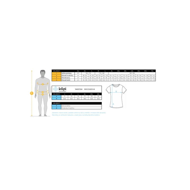 Tricou KILPI Discover, Albastru Inchis, Barbati