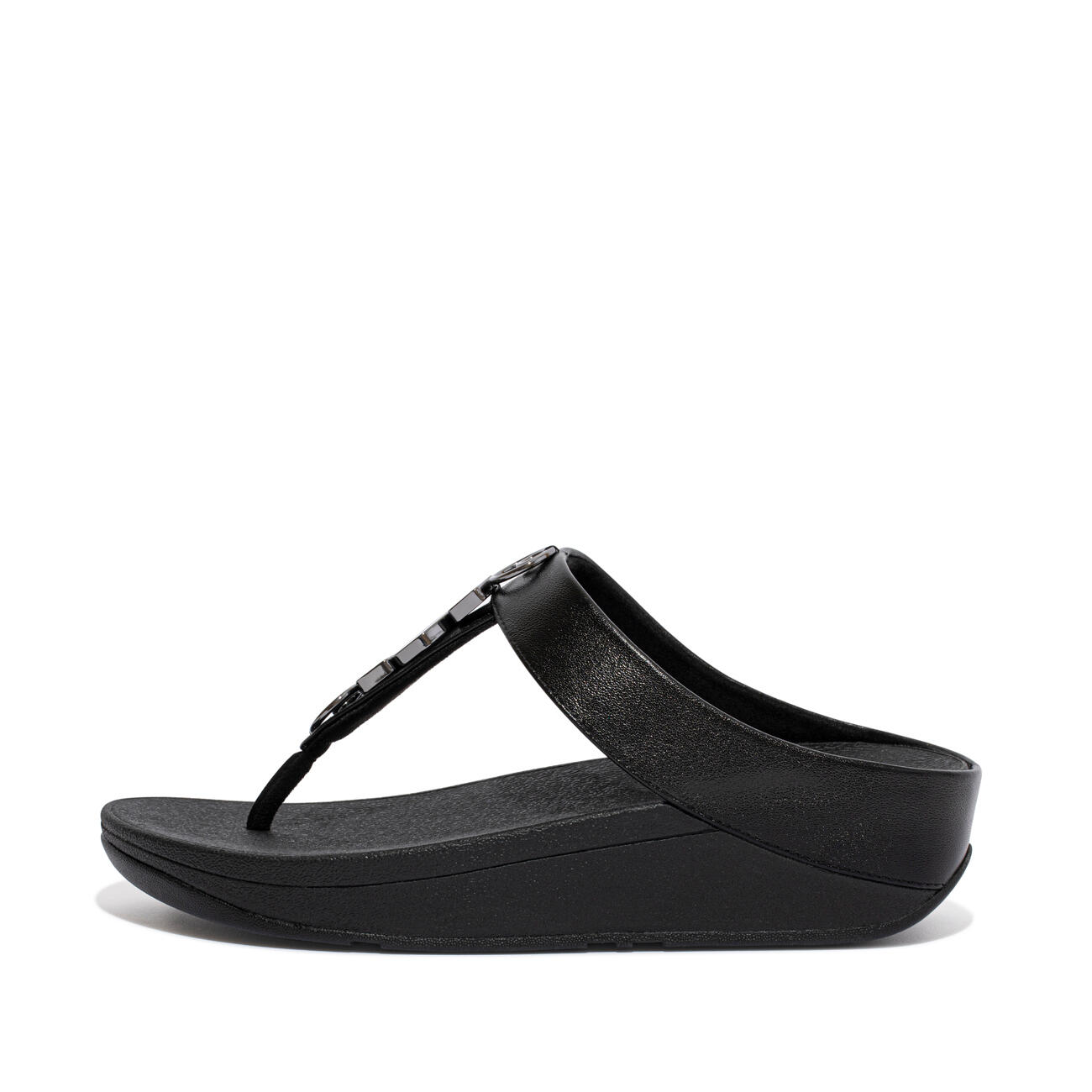 FitFlop Fino Ergonomische Teenslipper - Zwart  ZWART 39