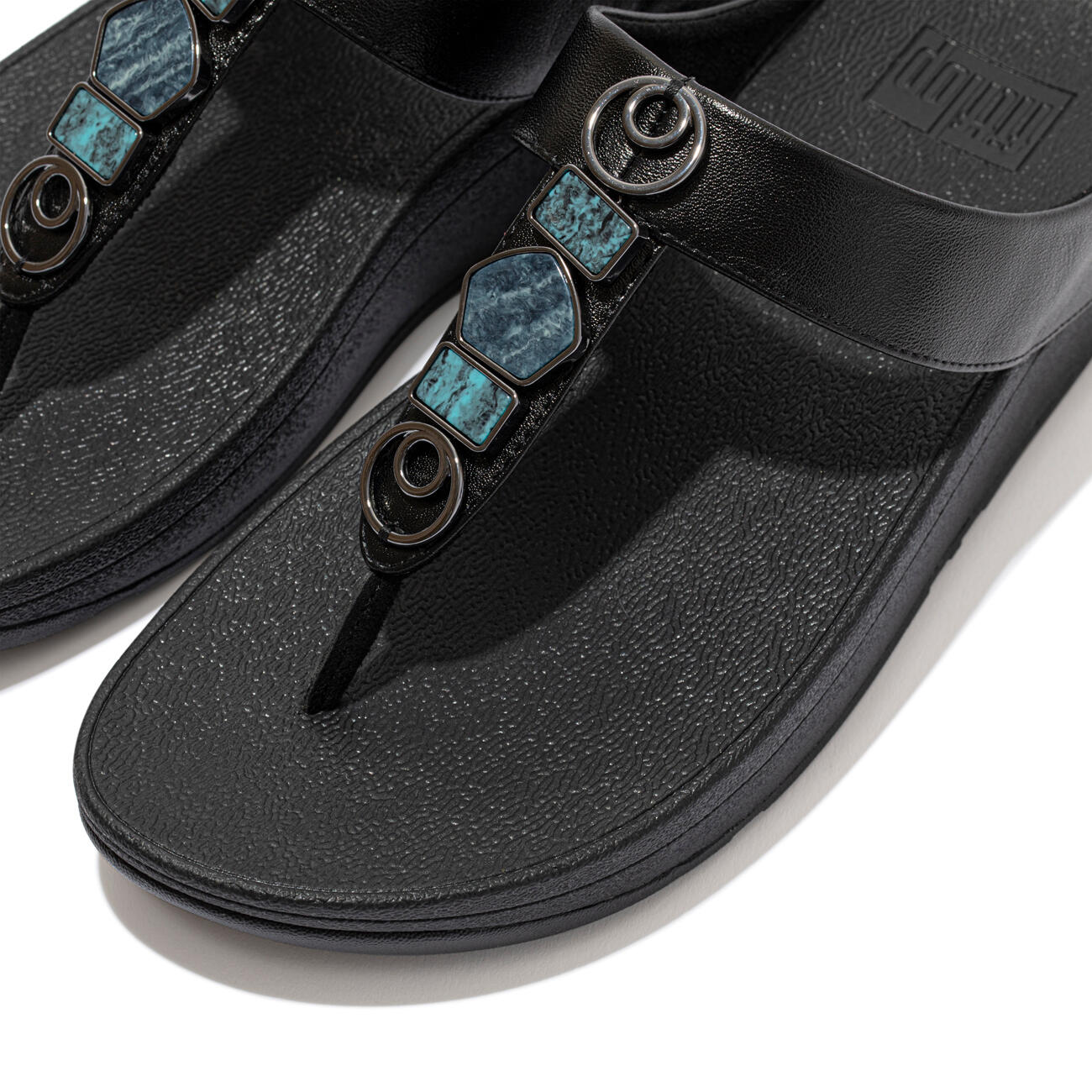 Sandales à bride FitFlop Fino Stone Trim 4/6