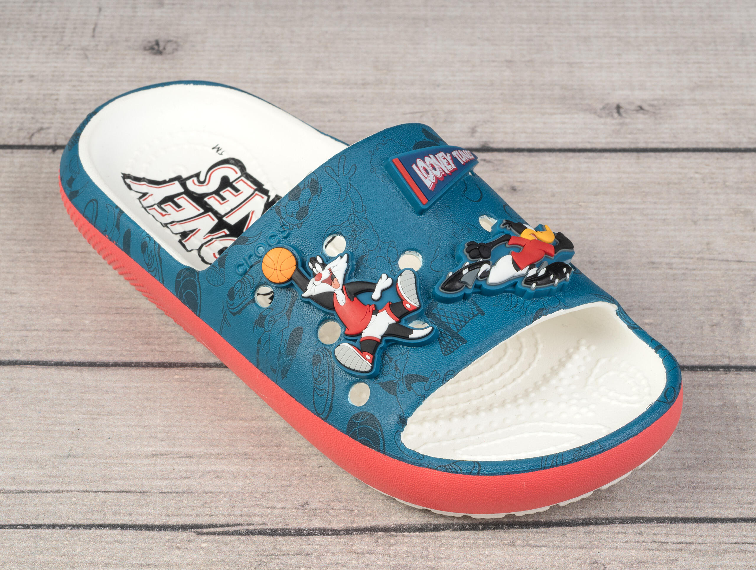 Klapki, laczki męskie Crocs LOONEY TUNES CLS SLIDE 2/5