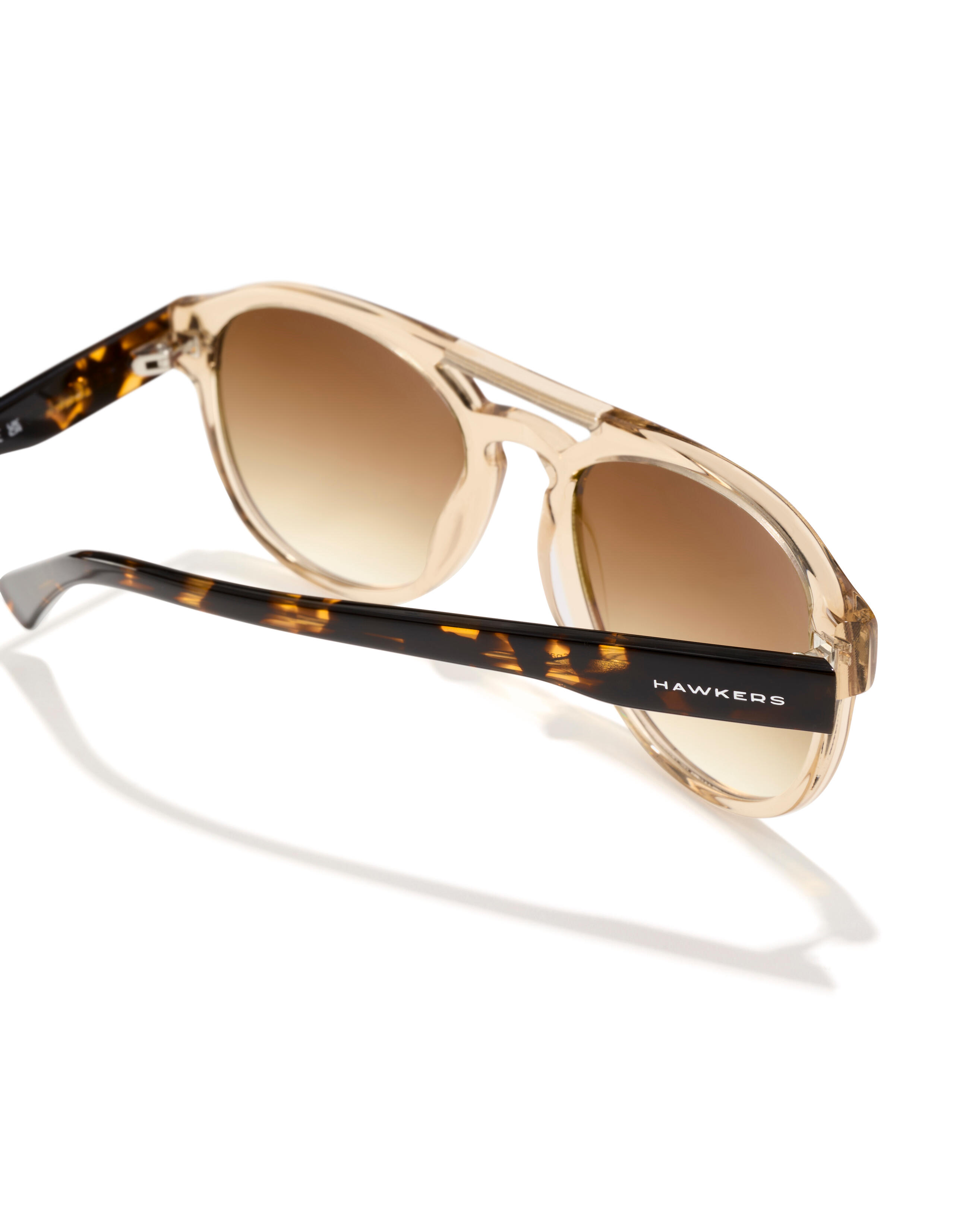 HAWKERS - Gafas de Sol para Hombre y Mujer DIVER - CHAMPAGNE SMOKY BROWN 4/6