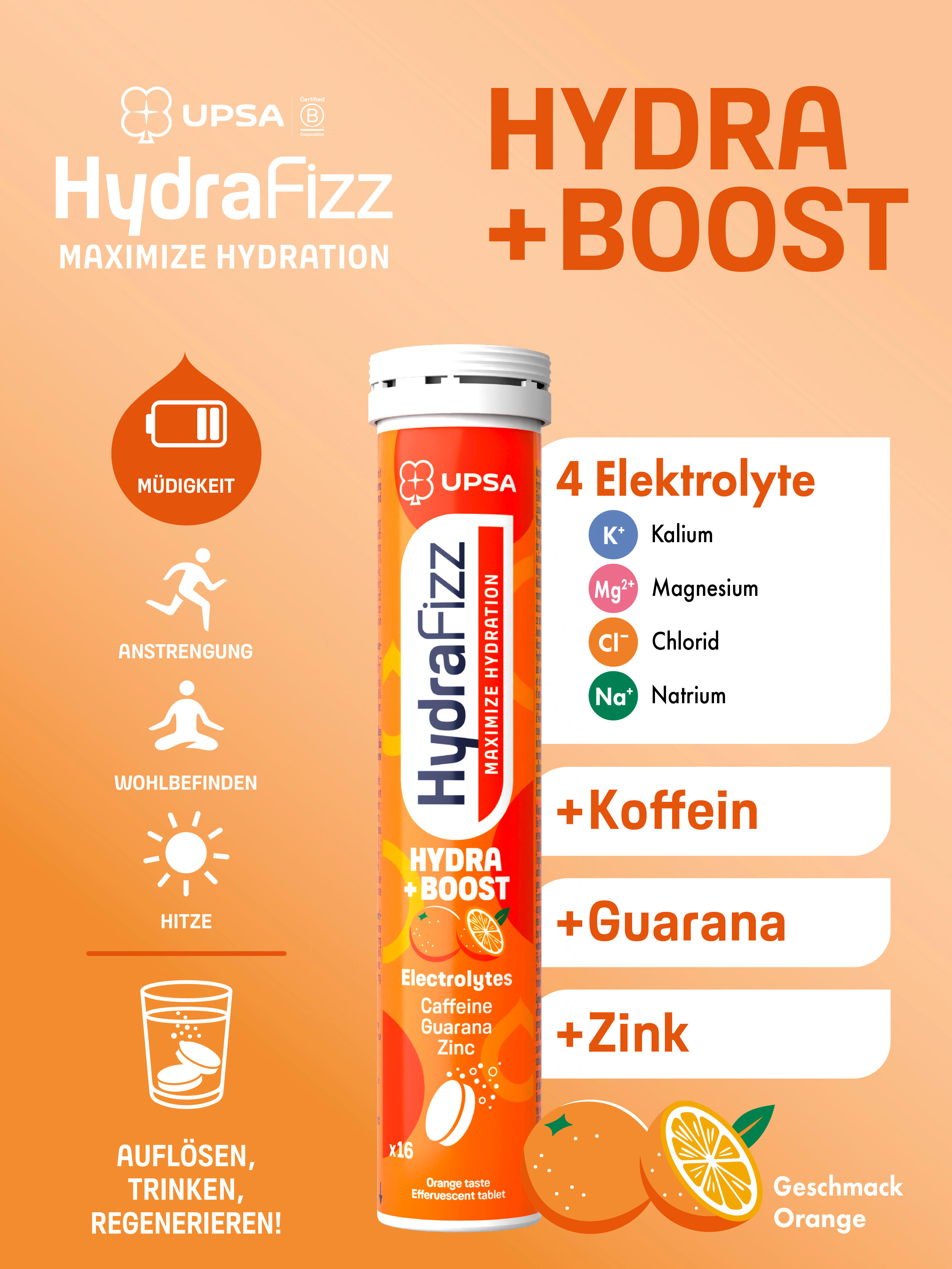HYDRAFIZZ Hydra + Boost (16 Tabletten) 2/2