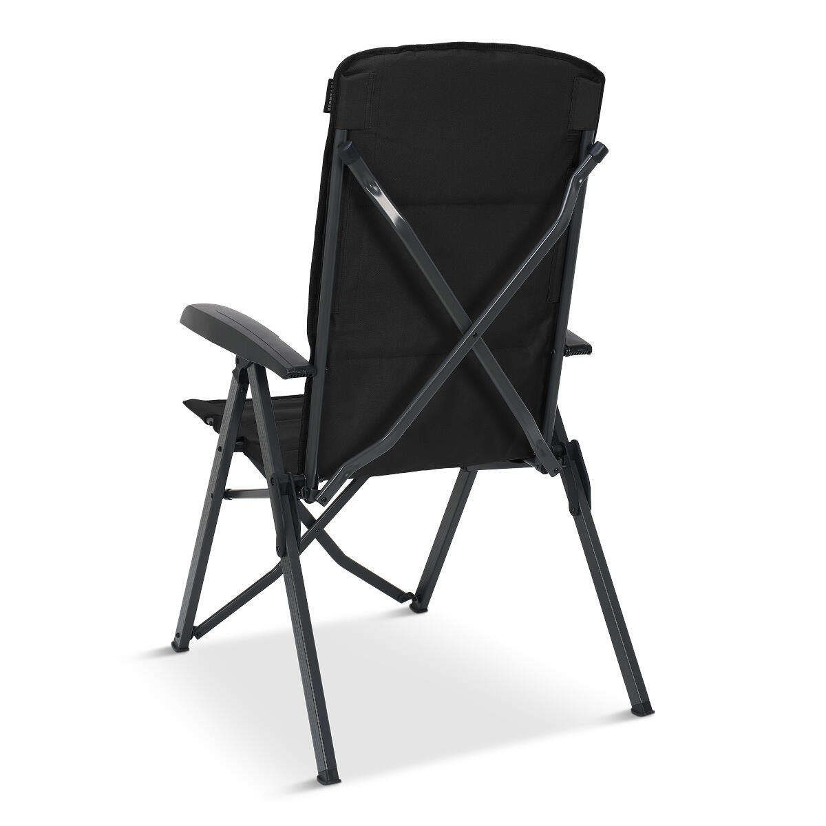 Campingstoel luxe - opvouwbaar - 150kg draagvermogen - zwart 3/6