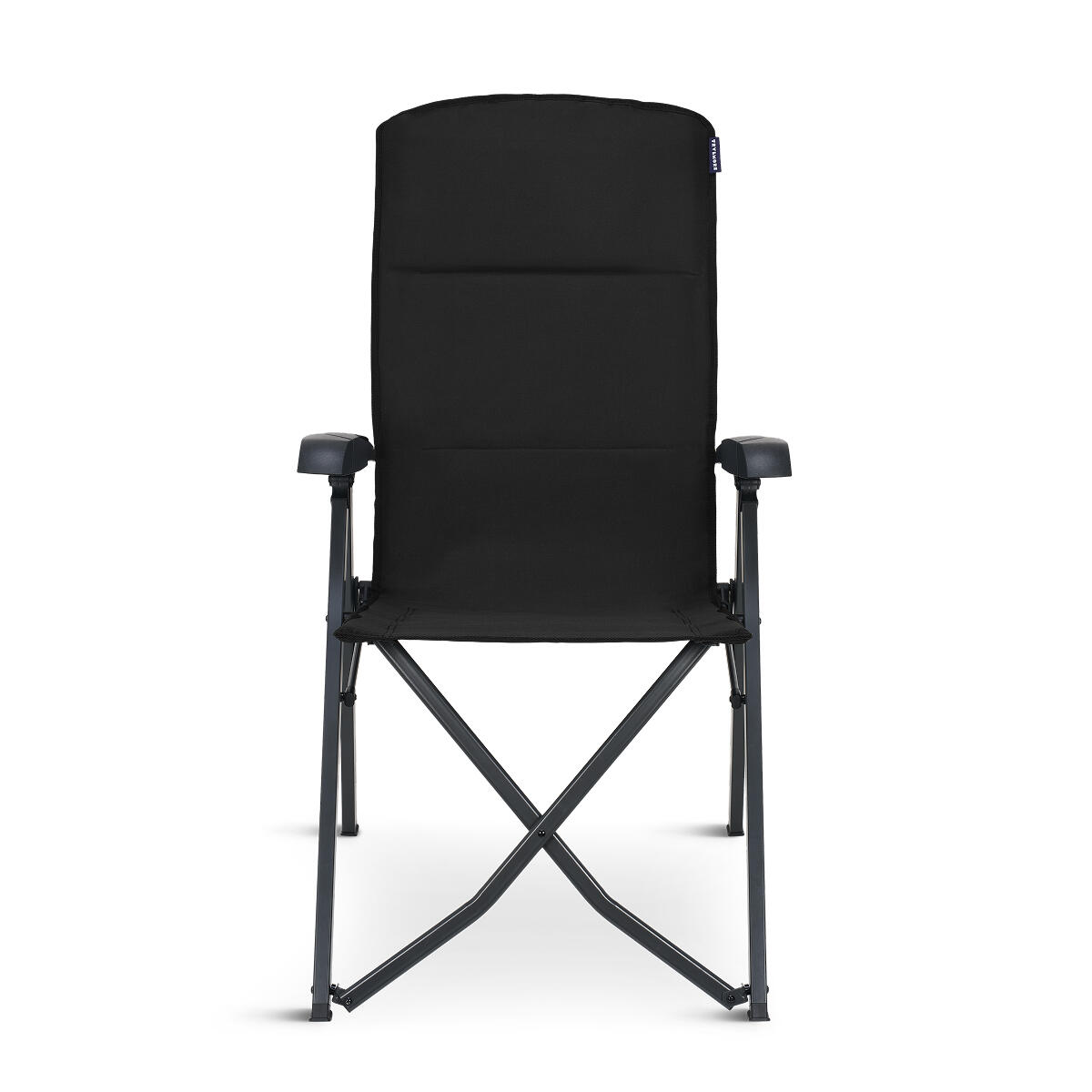 Campingstoel luxe - opvouwbaar - 150kg draagvermogen - zwart 2/6