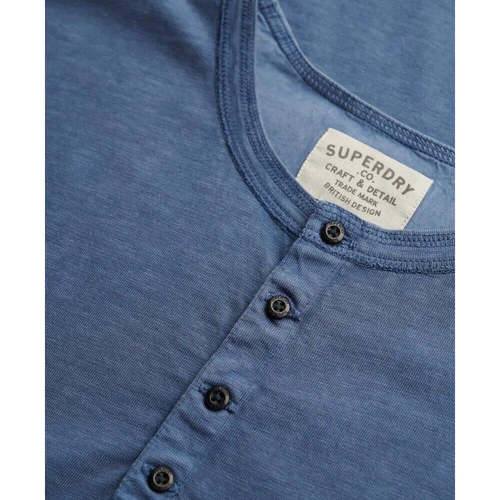 T-shirt a maniche lunghe con colletto alla tunisina Superdry Jersey 2/2