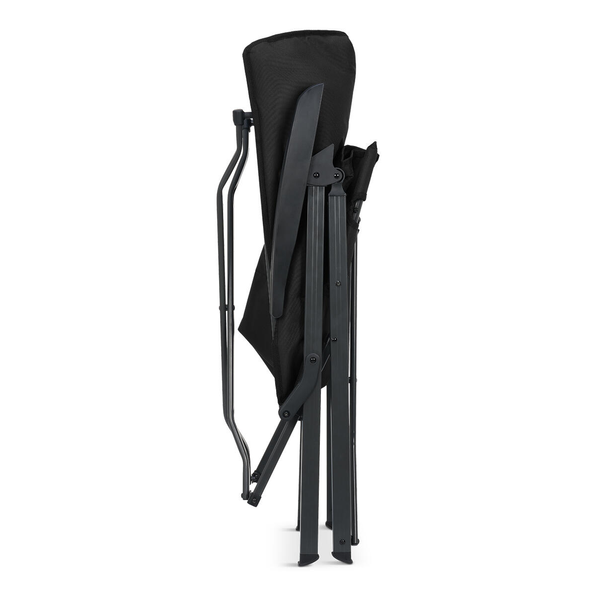 Campingstoel luxe - opvouwbaar - 150kg draagvermogen - zwart 6/6