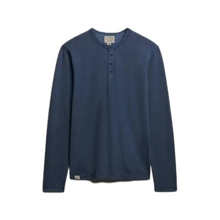 T-shirt manches longues a col tunisien Superdry Jersey