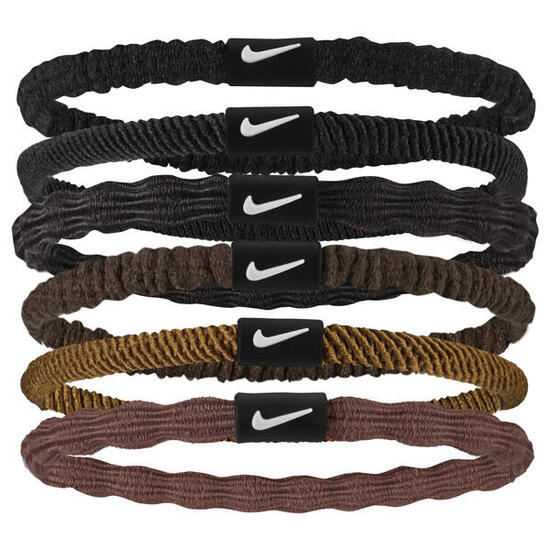 Svazky do vlasů Nike Flex 6PK, Elastic Fit