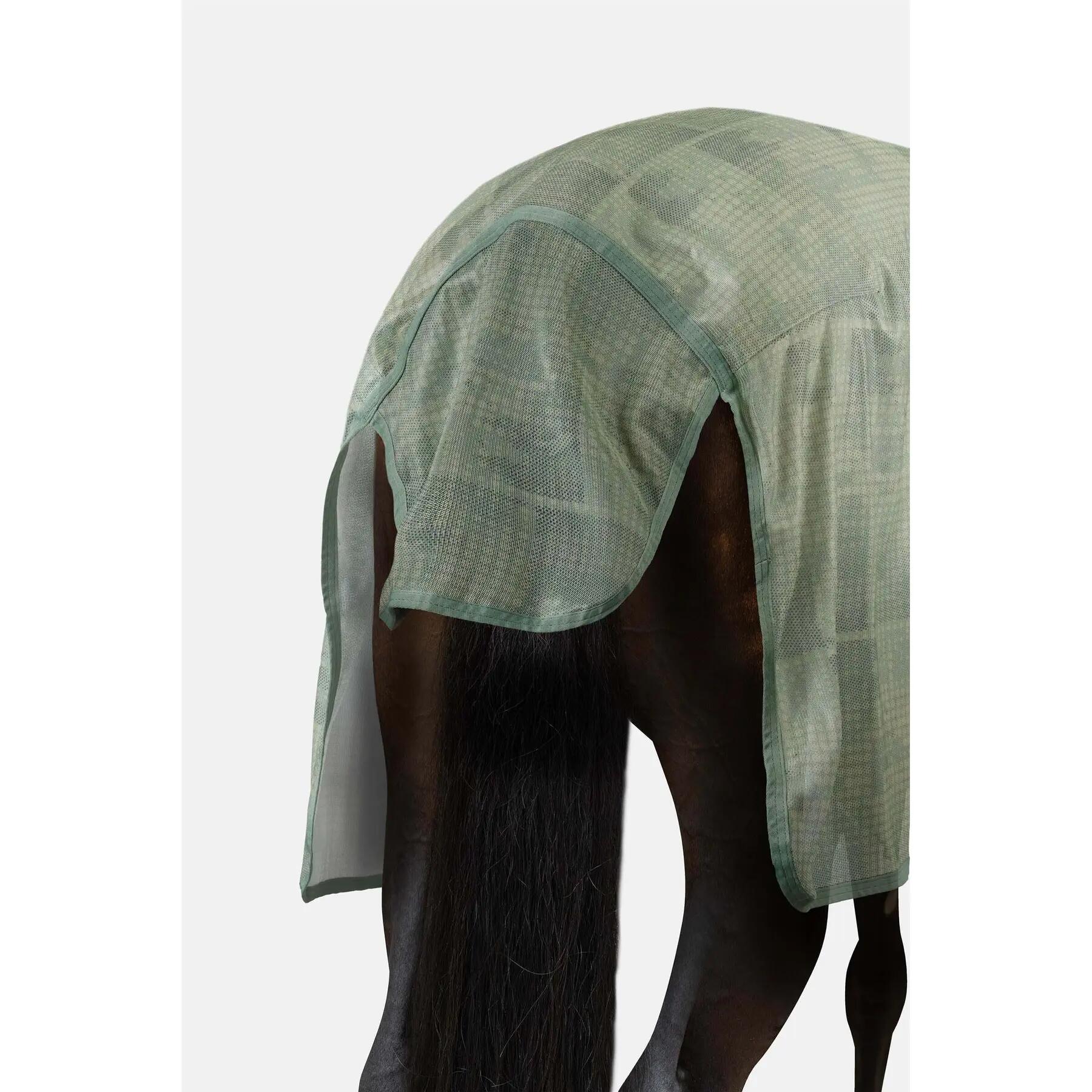 Manta de Mosca de Cavalo com Aba de Barriga Horze Defender 200g 2/5